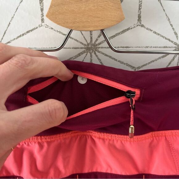 Lululemon Speed Short Pink Maroon 2.5” - Picture 4 of 6